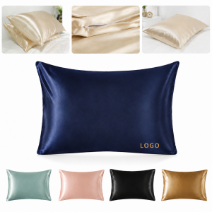 Smooth Satin Pillowcase Collection with Hidden Zipper