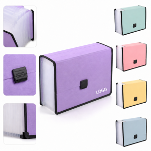 13-Pocket Expandable Portfolio for Letter and A4 Documents