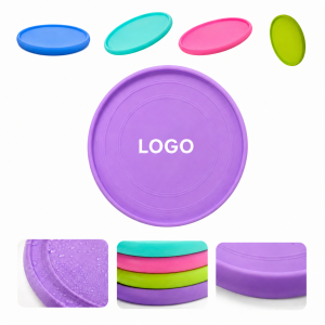 Vibrant Flexible Silicone Outdoor Flying Disc for Pets and Kids