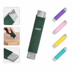 Compact Tap-Open Utility Knife with Precision Blade